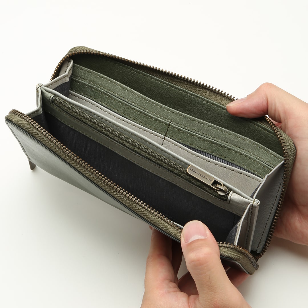 Irodori Round Long Wallet
