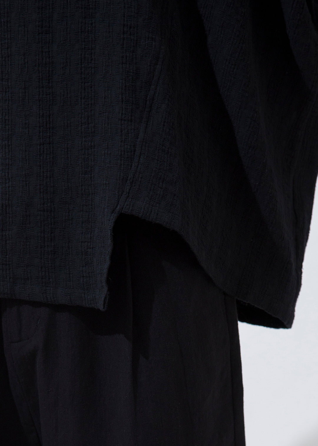 Asymme Big T-shirt Dobby Gauze