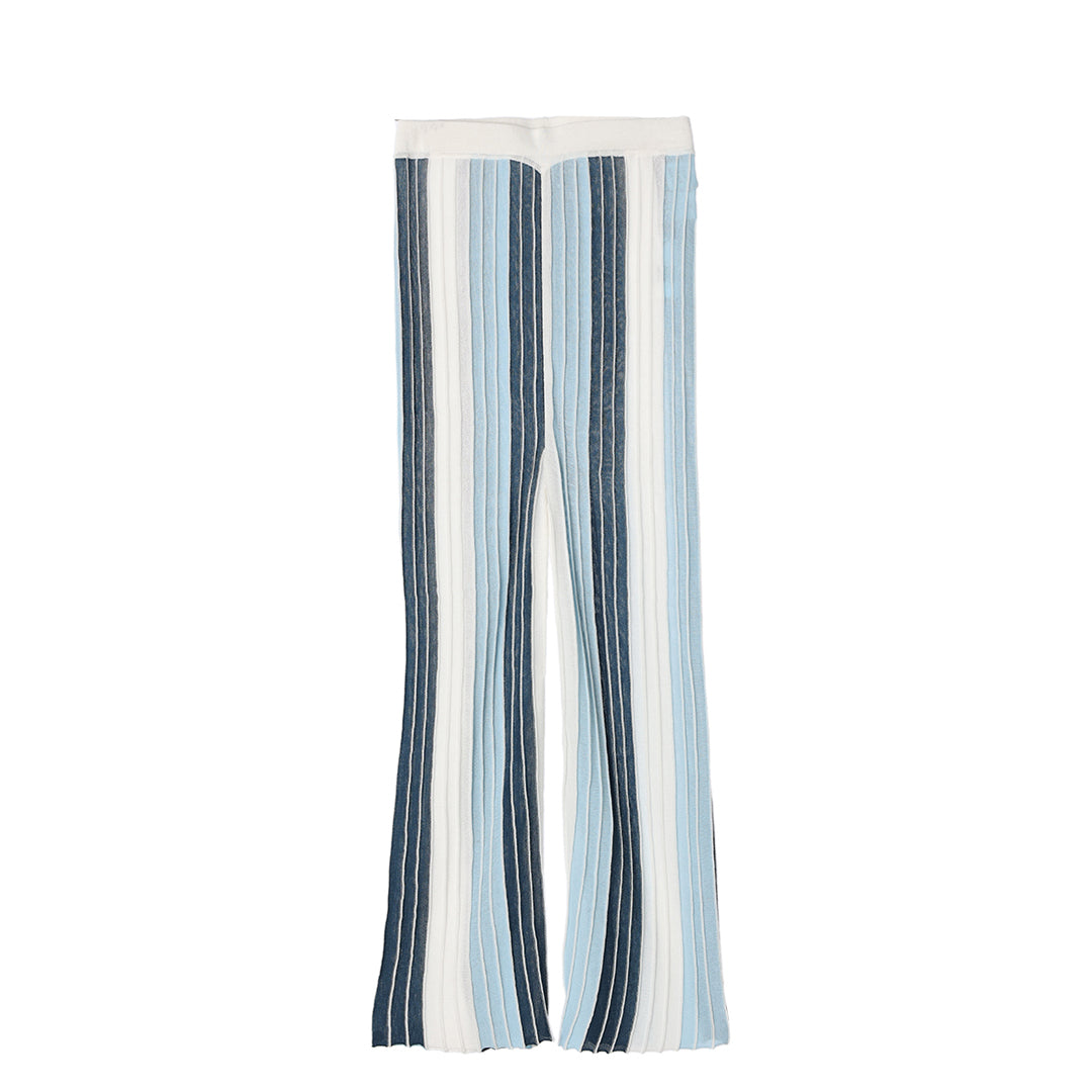 Rib Stripe Leggings 14gg Cotton