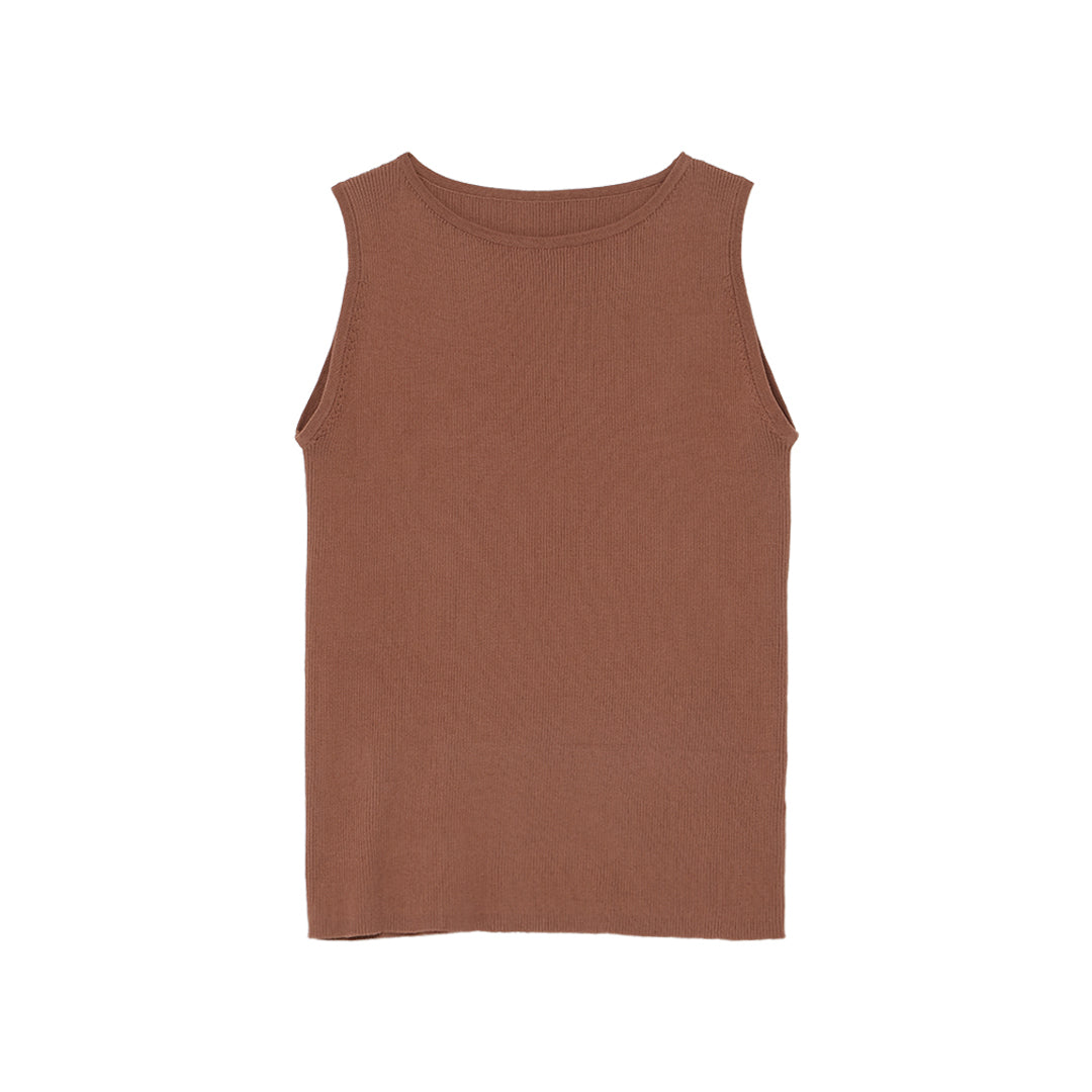 14gg Cotton Boat neck tanktop