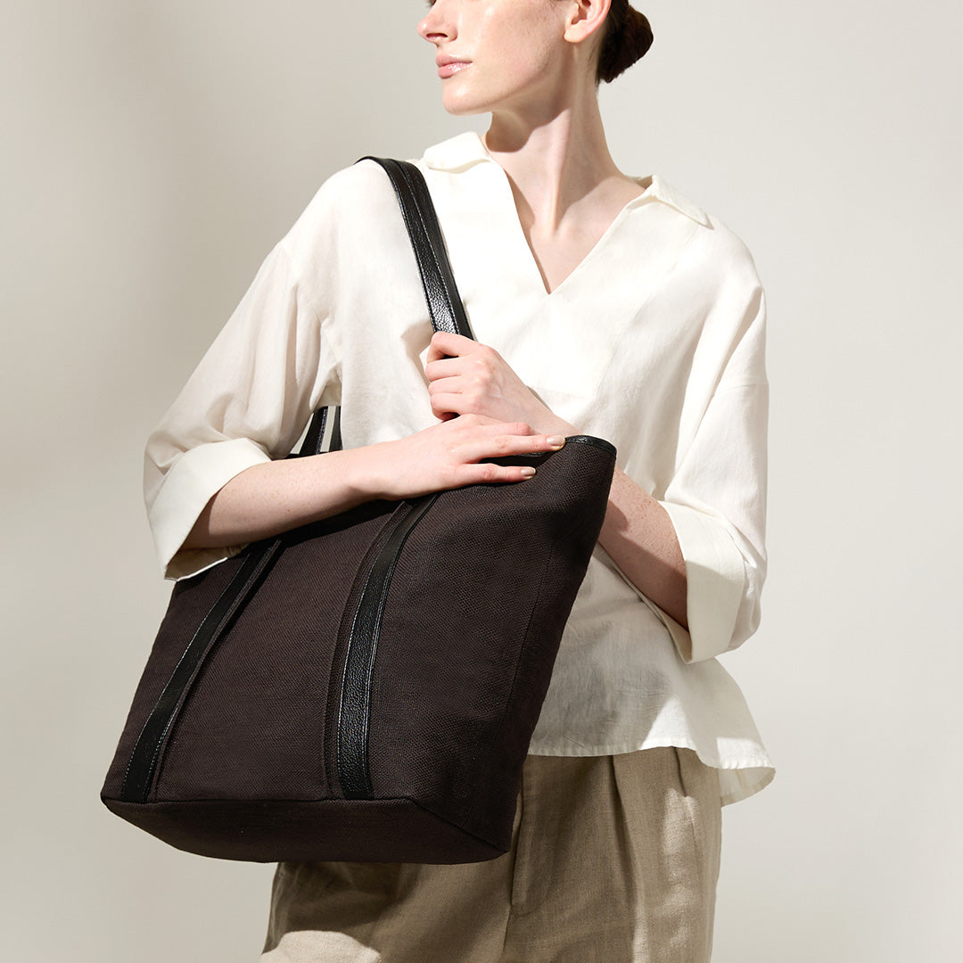 Washed Jute Daily Tote L