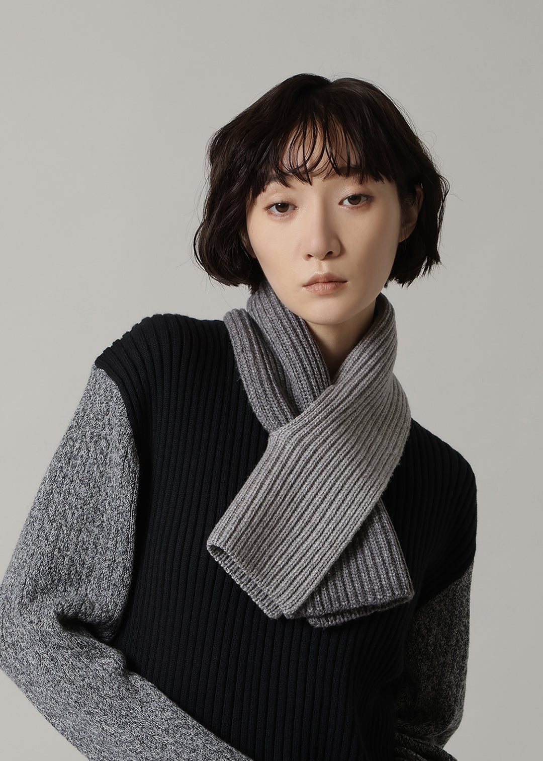 Wool Cashmere Gradation Tippet