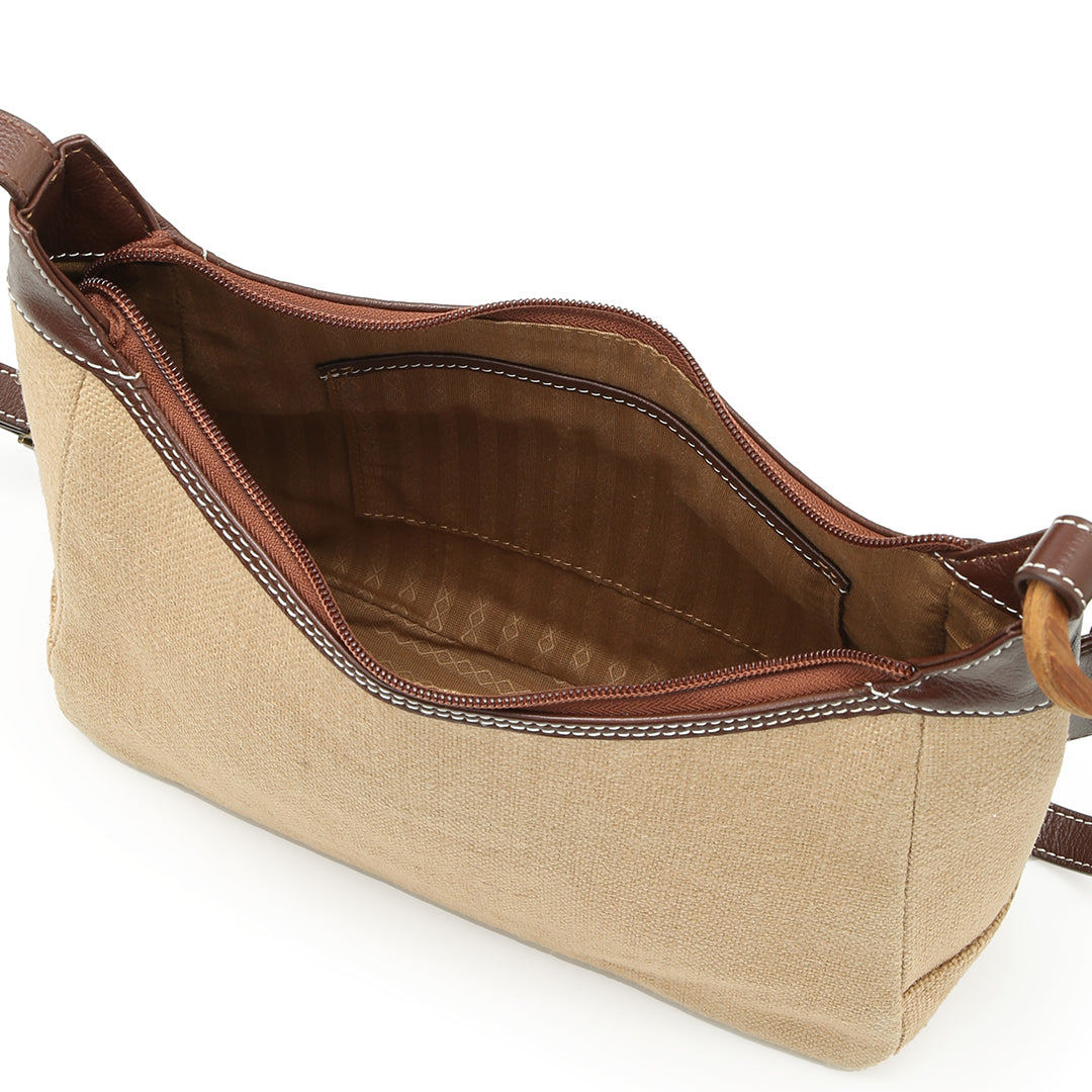 Crossbody Jute Bag