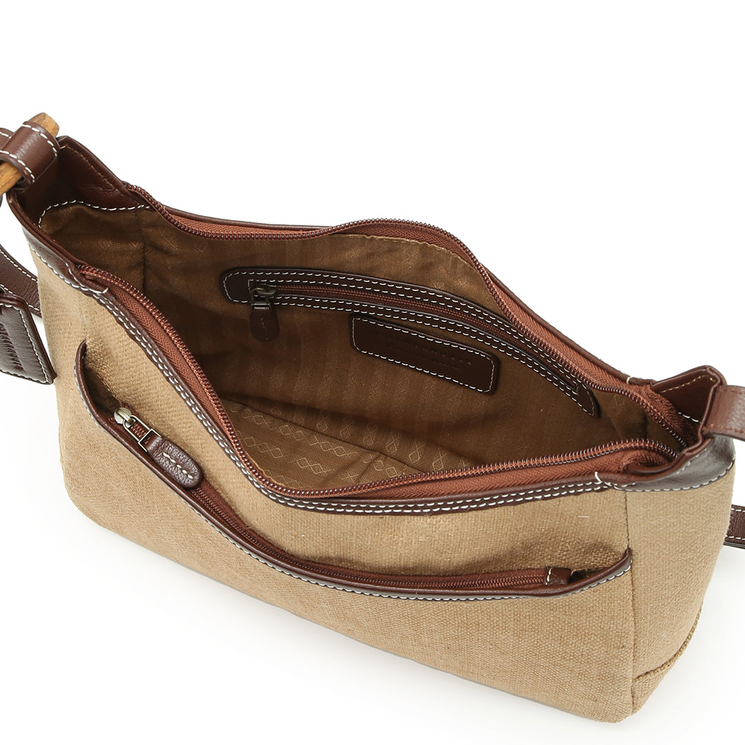Crossbody Jute Bag