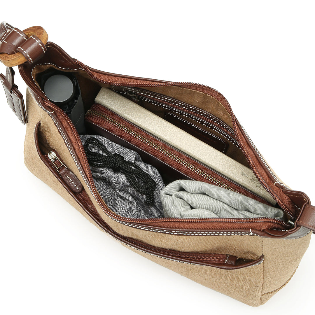 Crossbody Jute Bag