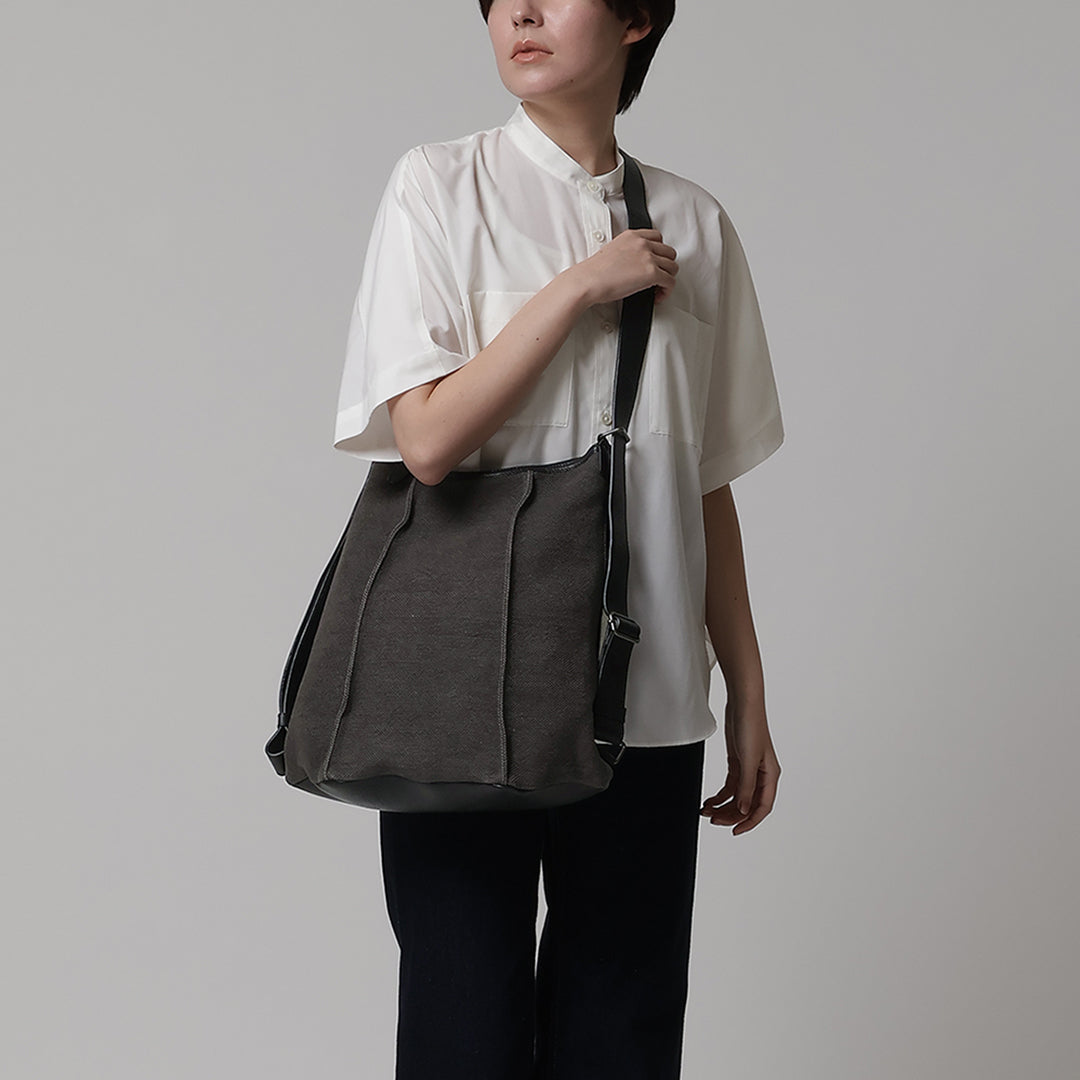 Washed Jute 3 Way Backpack
