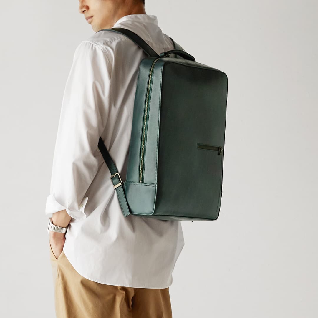 Antique Square Backpack Large