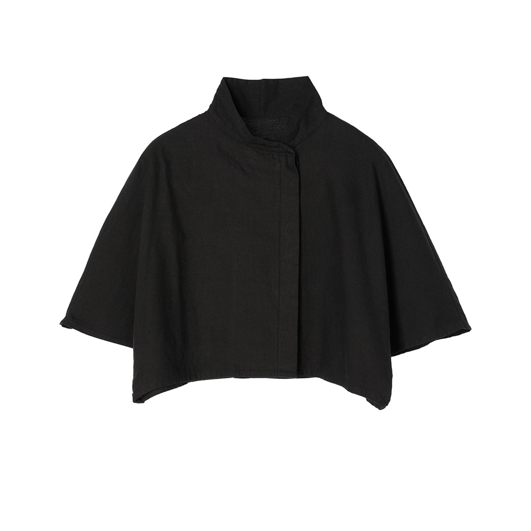 Hiyaku Bolero Shirt Linen Khadi