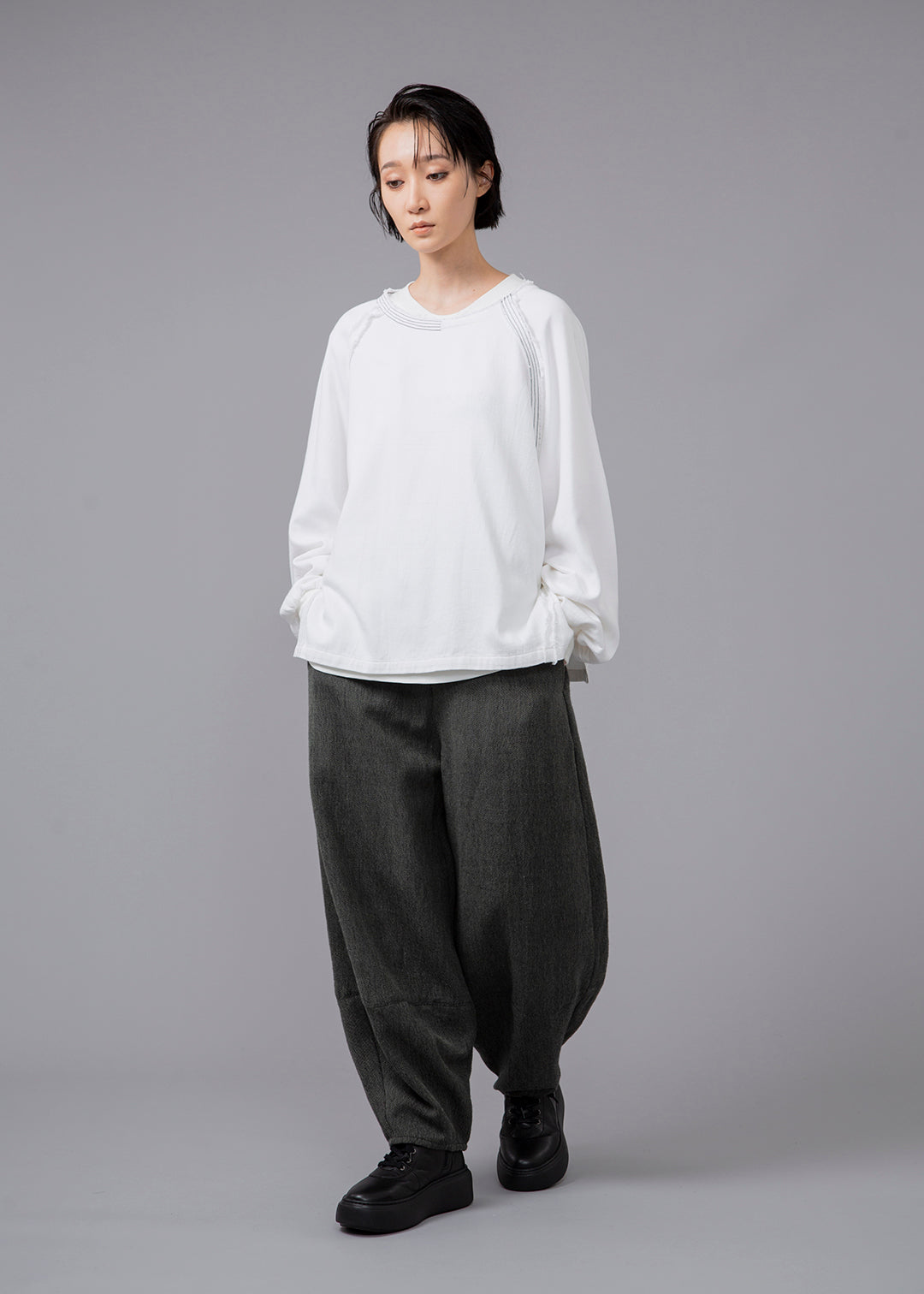 Kaname Slim Balloon PT Wool Khadi