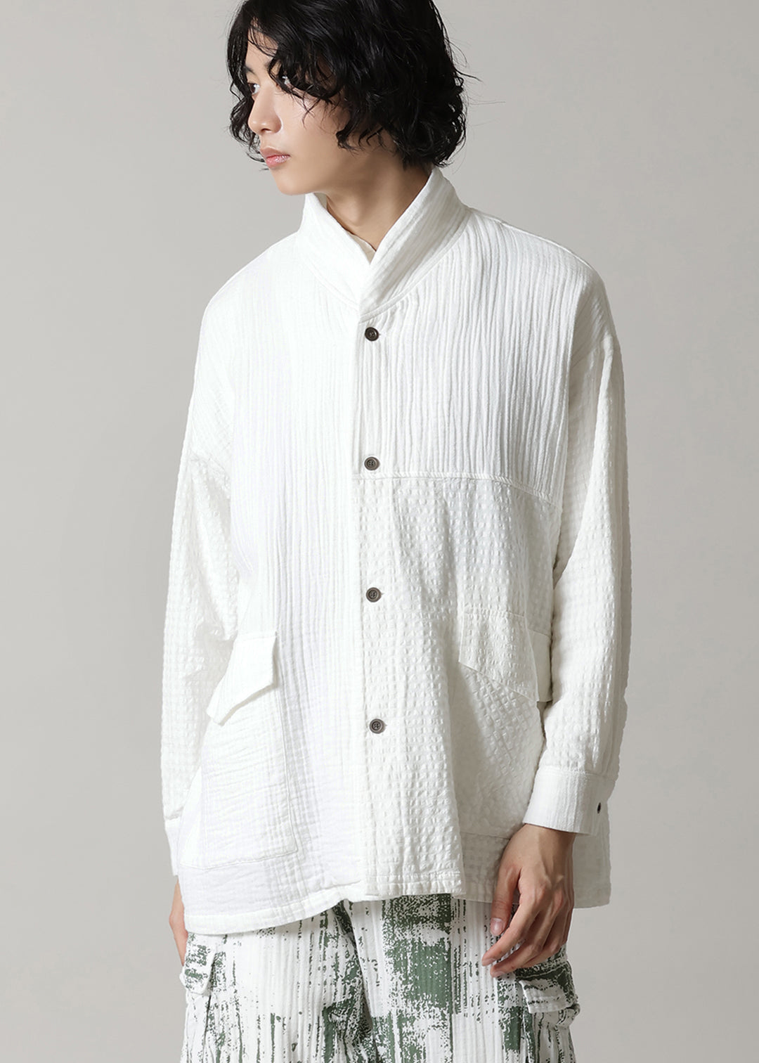 Play Fabric Combo Shirt Cotton