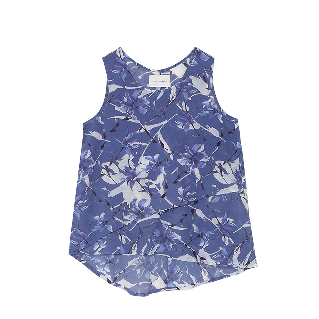 Asymme Layered Tanktop Print Khadi