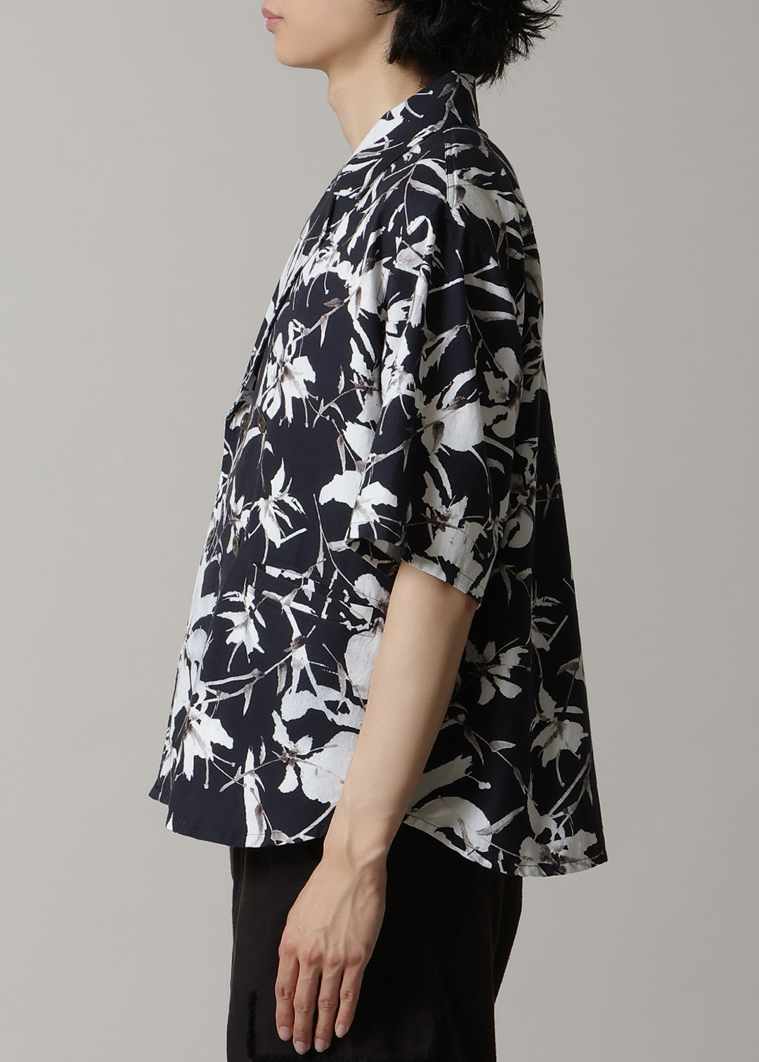 Kaname Oversized SH JK Print Khadi