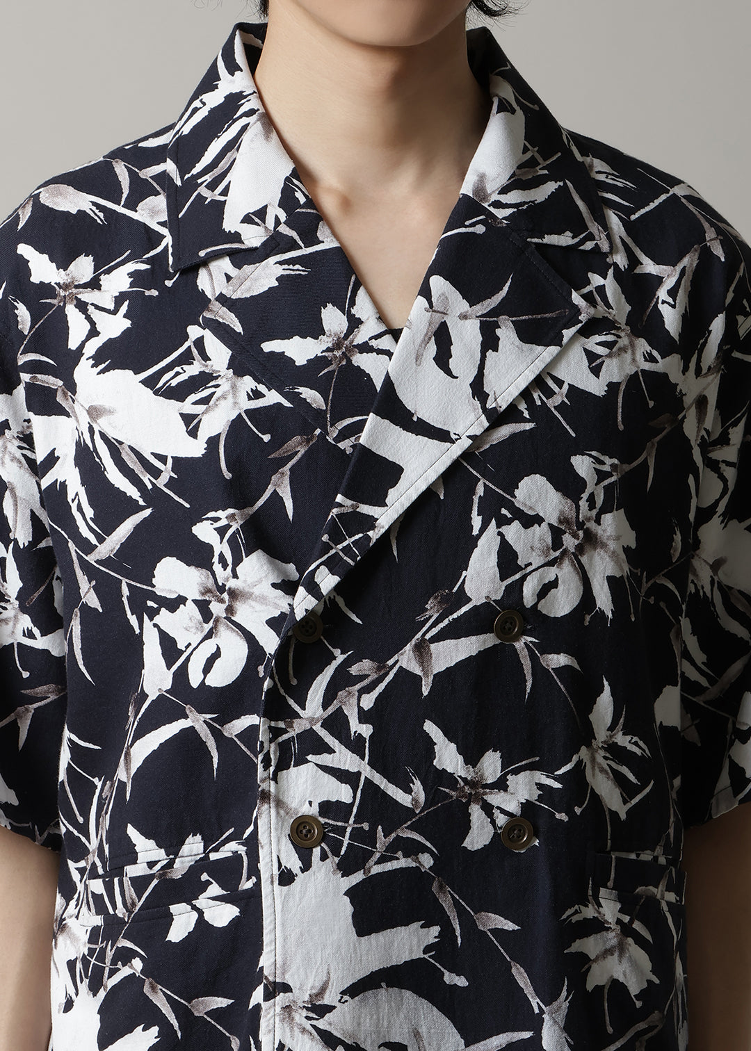 Kaname Oversized SH JK Print Khadi