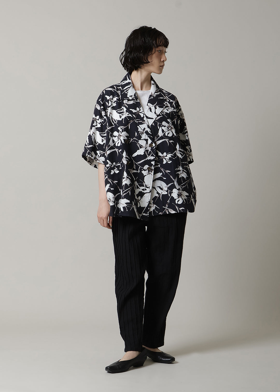Kaname Oversized SH JK Print Khadi