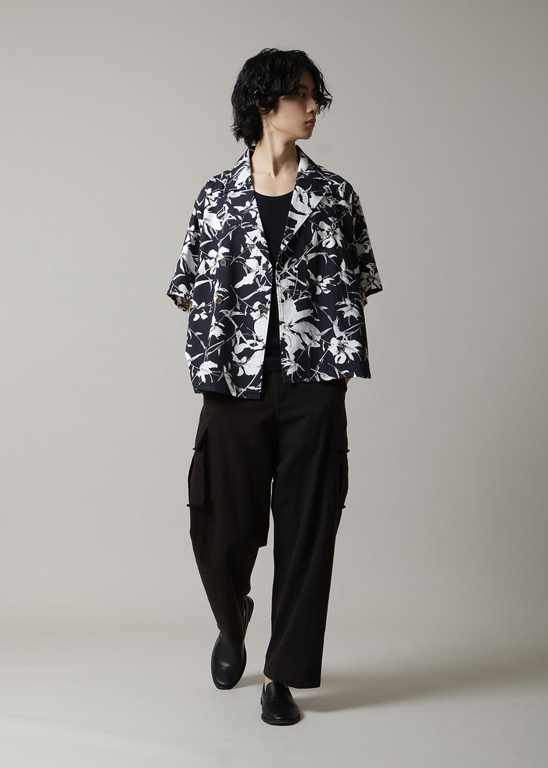 Kaname Oversized SH JK Print Khadi