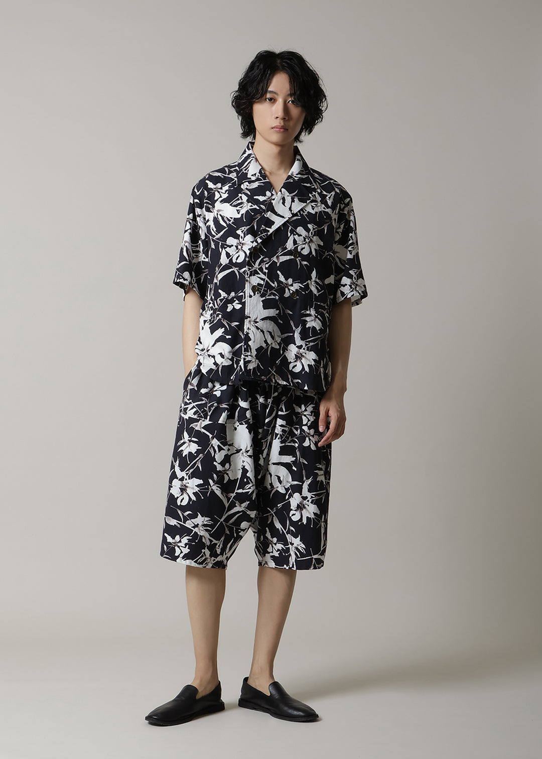 Kaname Oversized SH JK Print Khadi