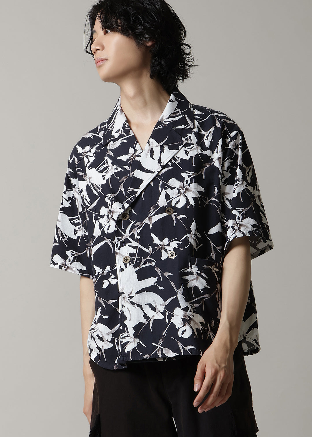 Kaname Oversized SH JK Print Khadi
