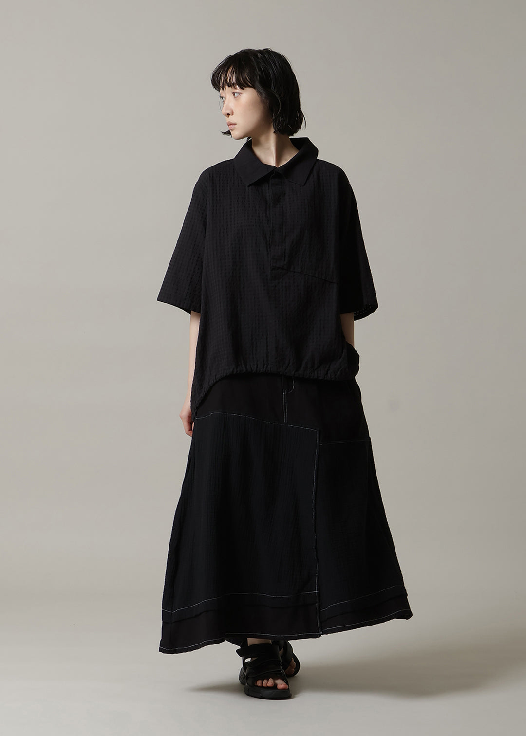 Asymme Blocking Tops Small Chatai