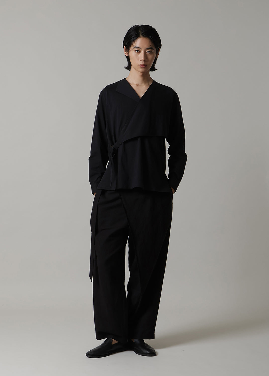 Obi Wrap Pants Linen Khadi