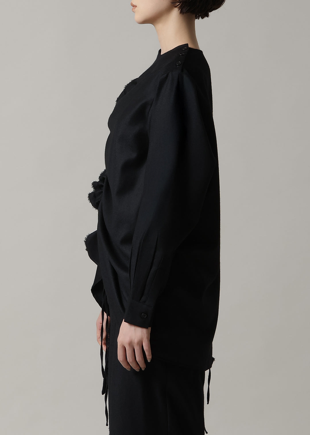 Rhythm Gather Frill Shirt Ornello