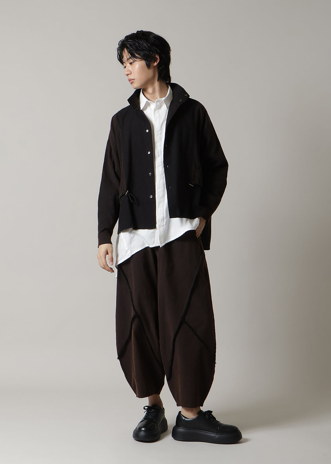 Sculpted Suspender PT Washed Khadi