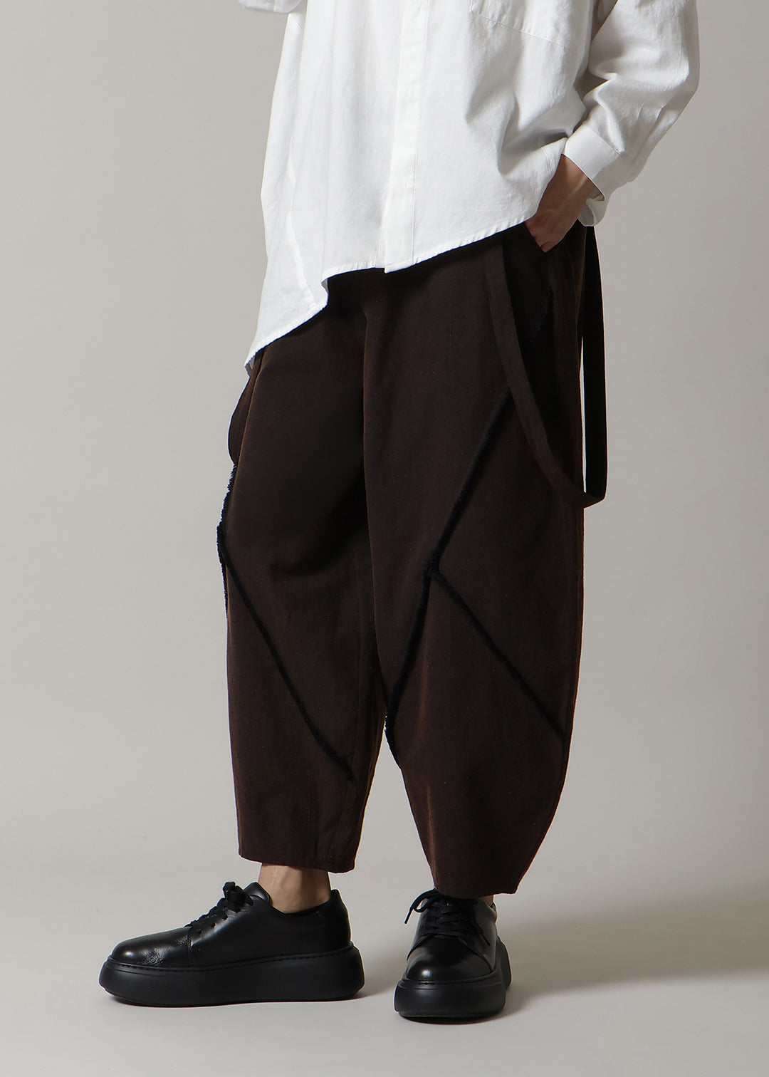 Sculpted Suspender PT Washed Khadi