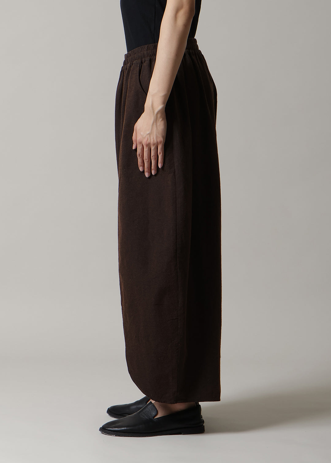 Sculpted Balloon Pants Washed Khadi