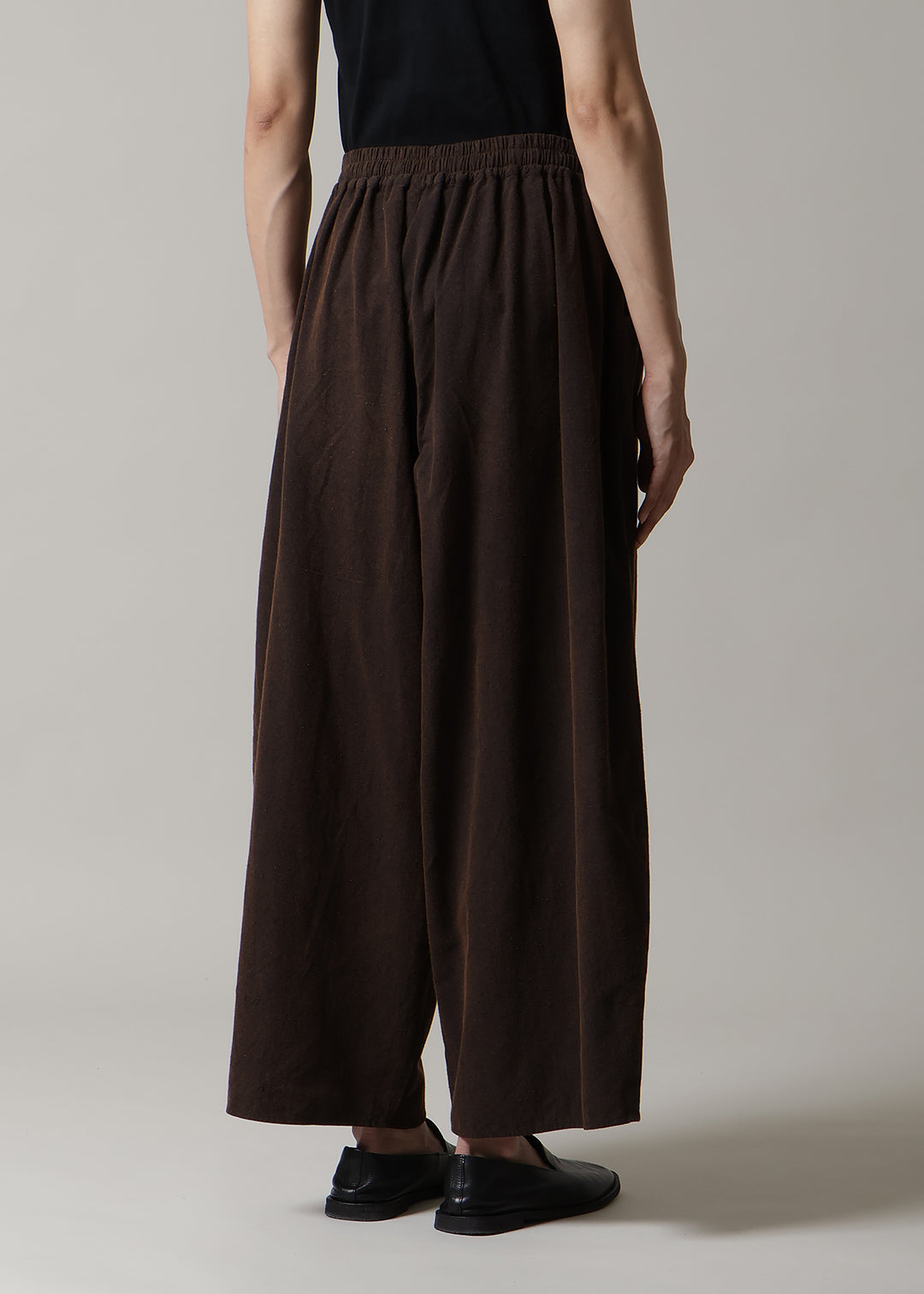 Sculpted Balloon Pants Washed Khadi