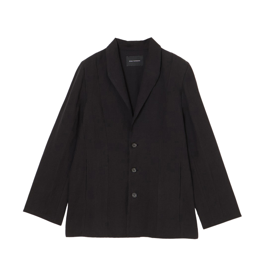 Kaname Slim Jacket Linen Khadi