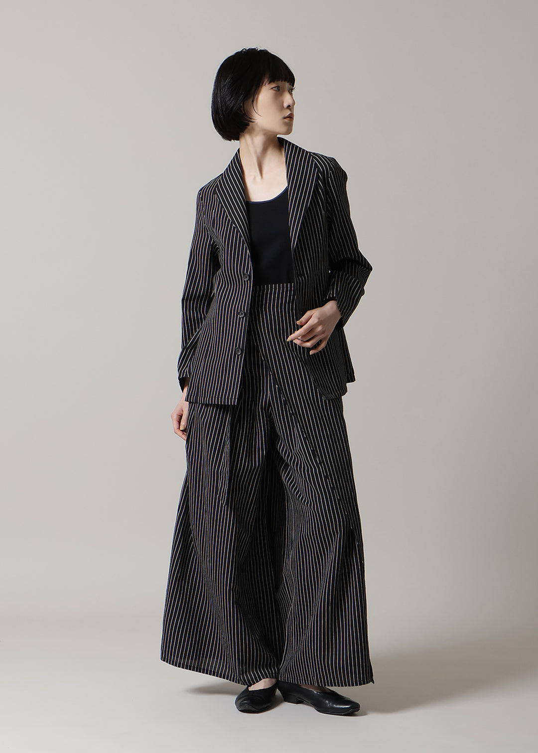 Sculpted Wrap Pants L/C stripe