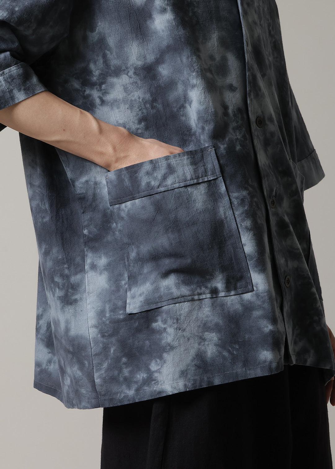 Kaname Open Collar SH Cloud Dye