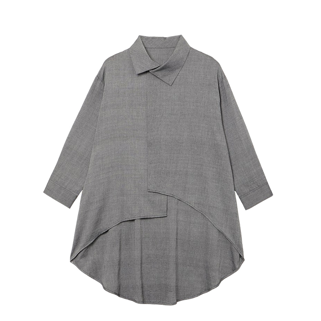 Sculpted Drape Shirt 150tw Khadi