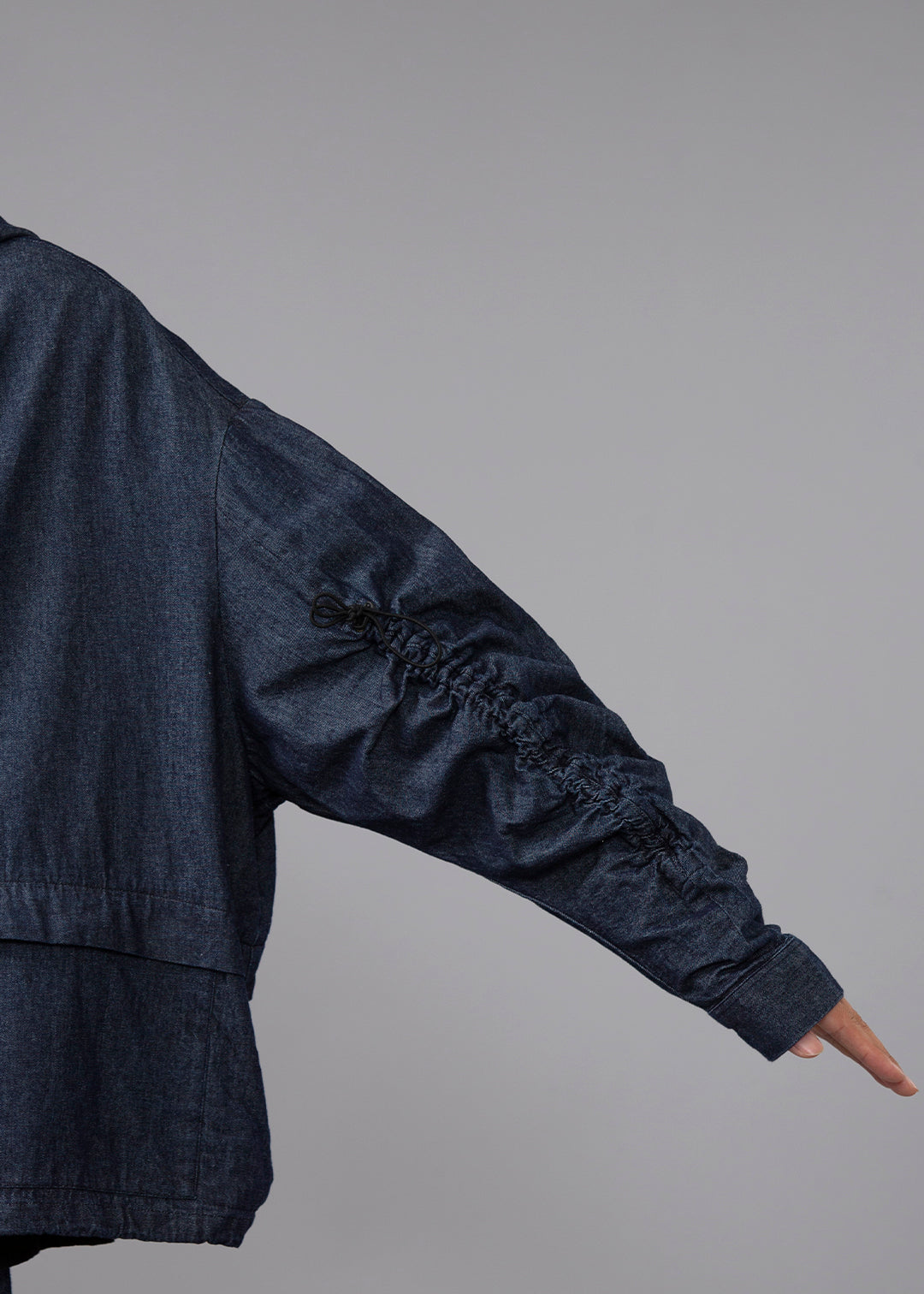 Rhythm Drawstring Hood Outer Denim