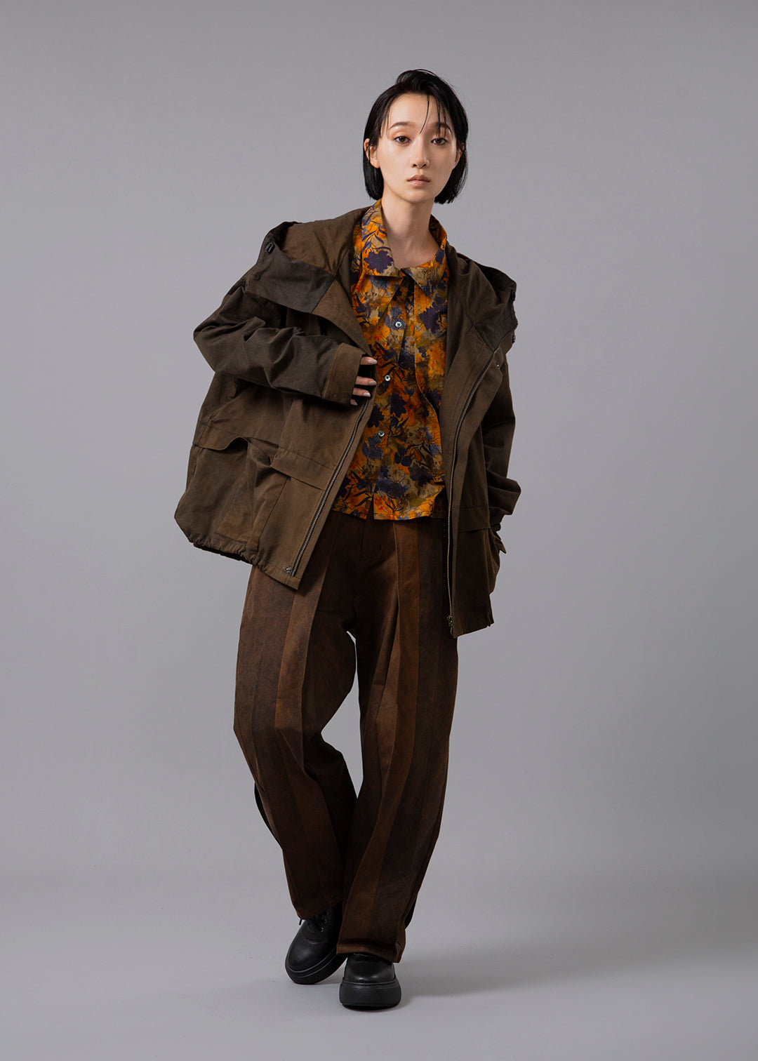 Rhythm Drawstring H Outer WashChino
