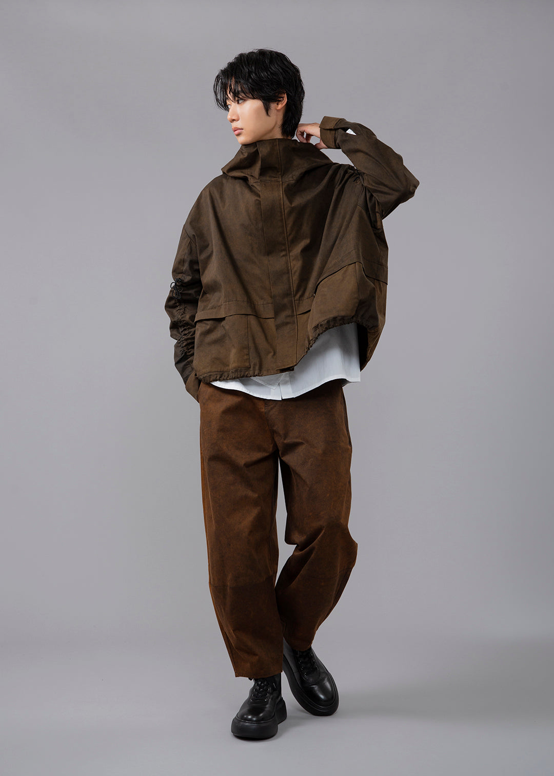 Rhythm Drawstring H Outer WashChino