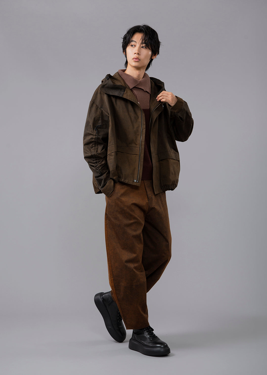 Rhythm Drawstring H Outer WashChino