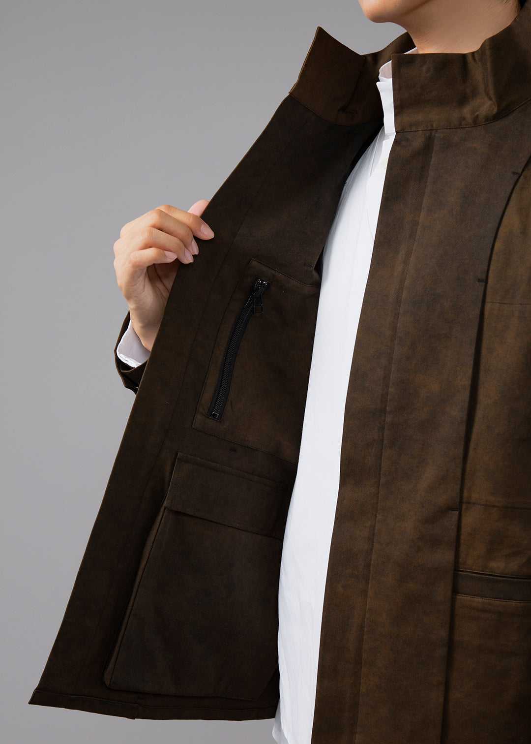 Kaname Utility Jacket Washed Chino