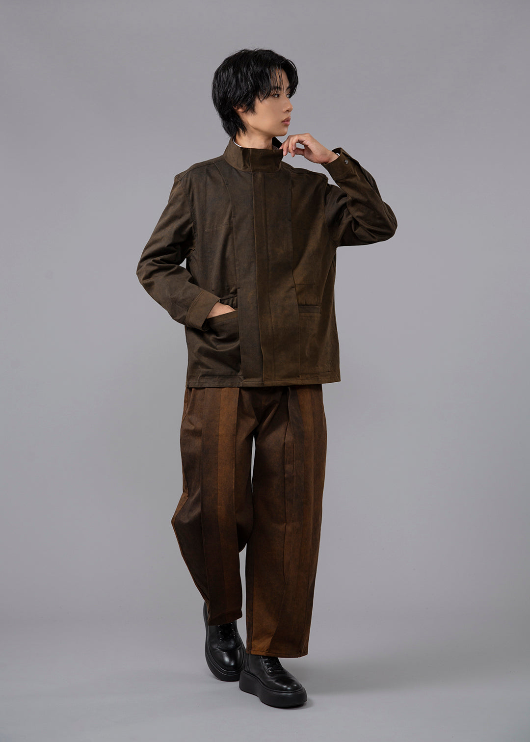 Kaname Utility Jacket Washed Chino
