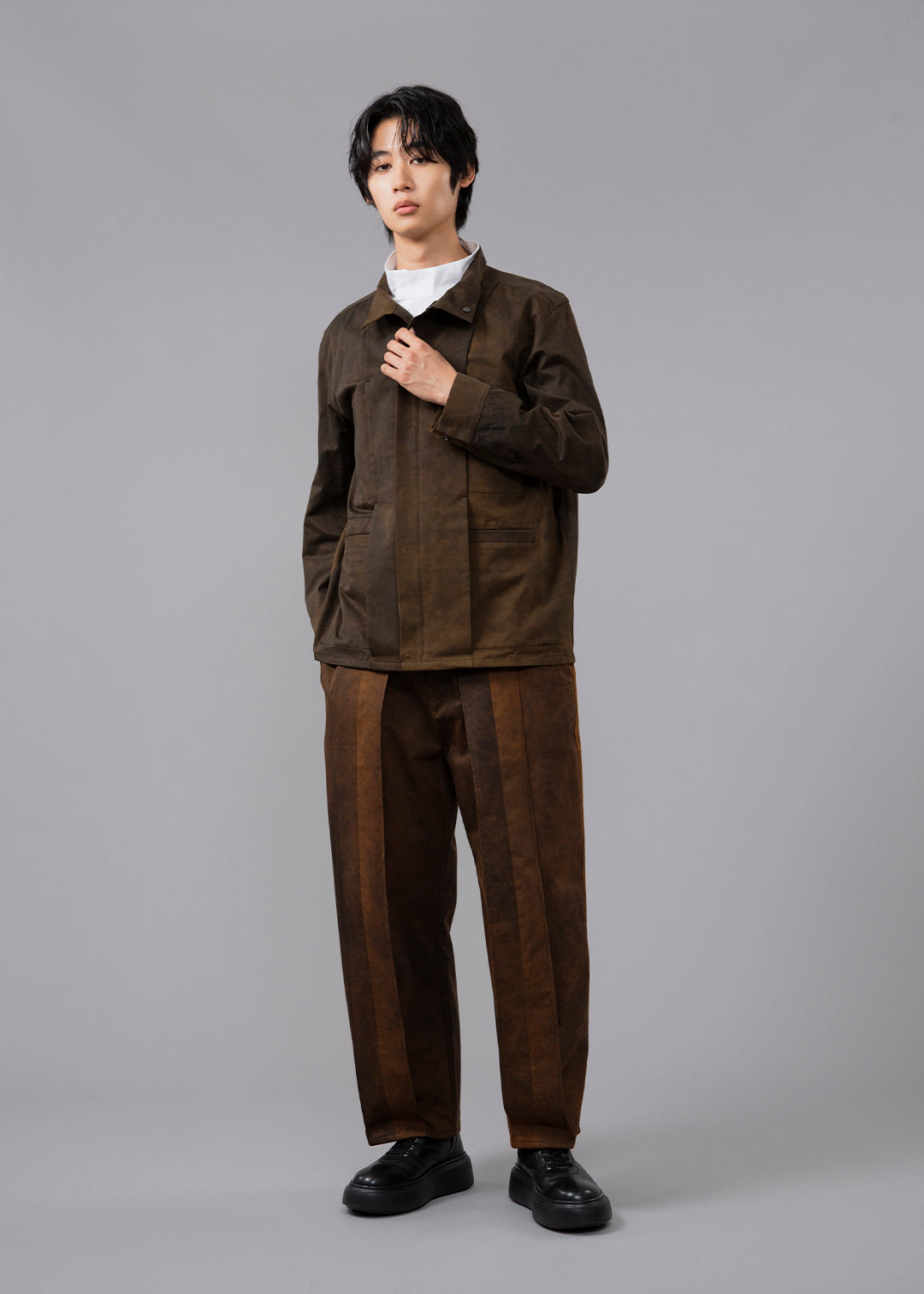 Kaname Utility Jacket Washed Chino