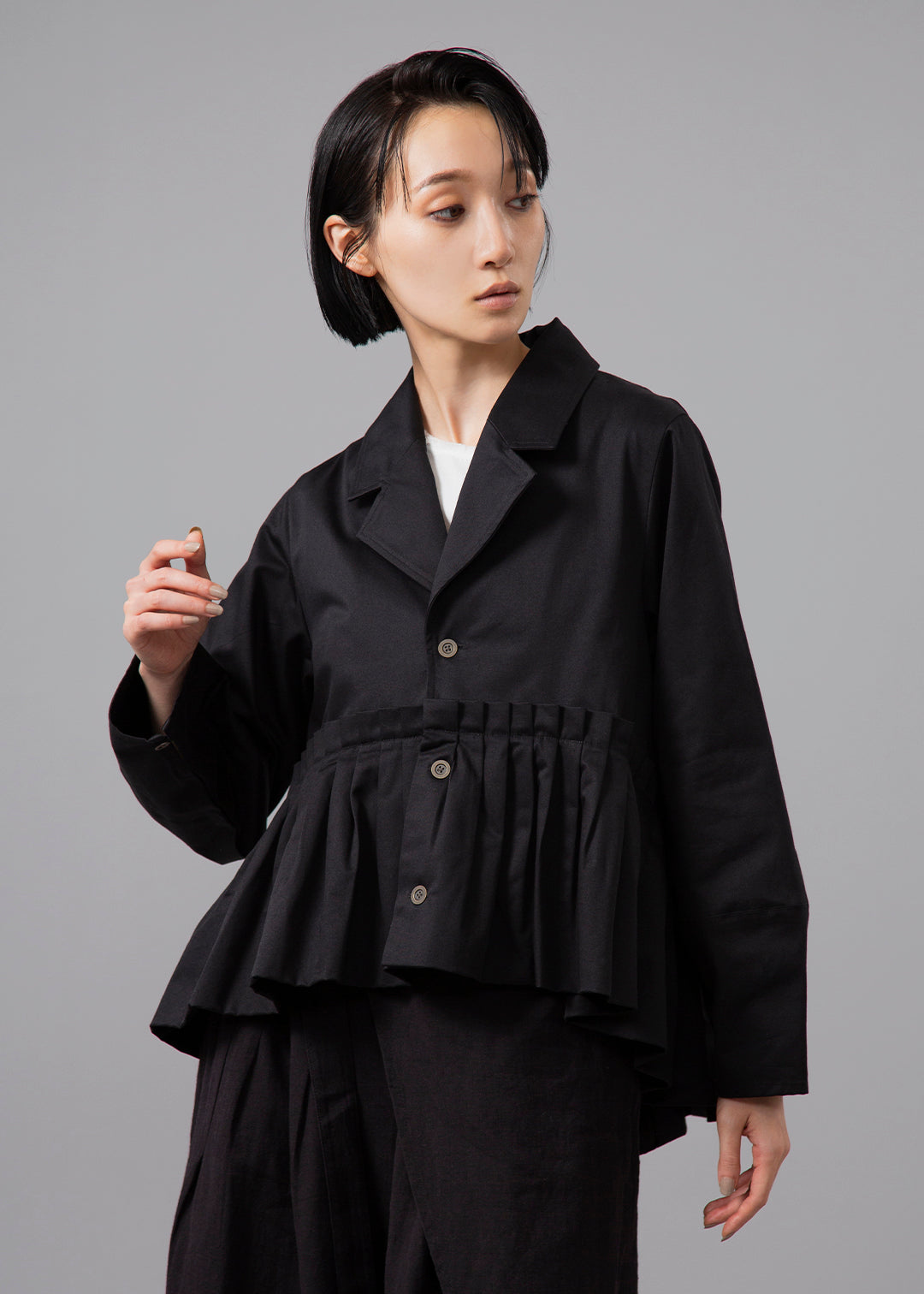 Kaname Pleated Hem JK Cotton Chino