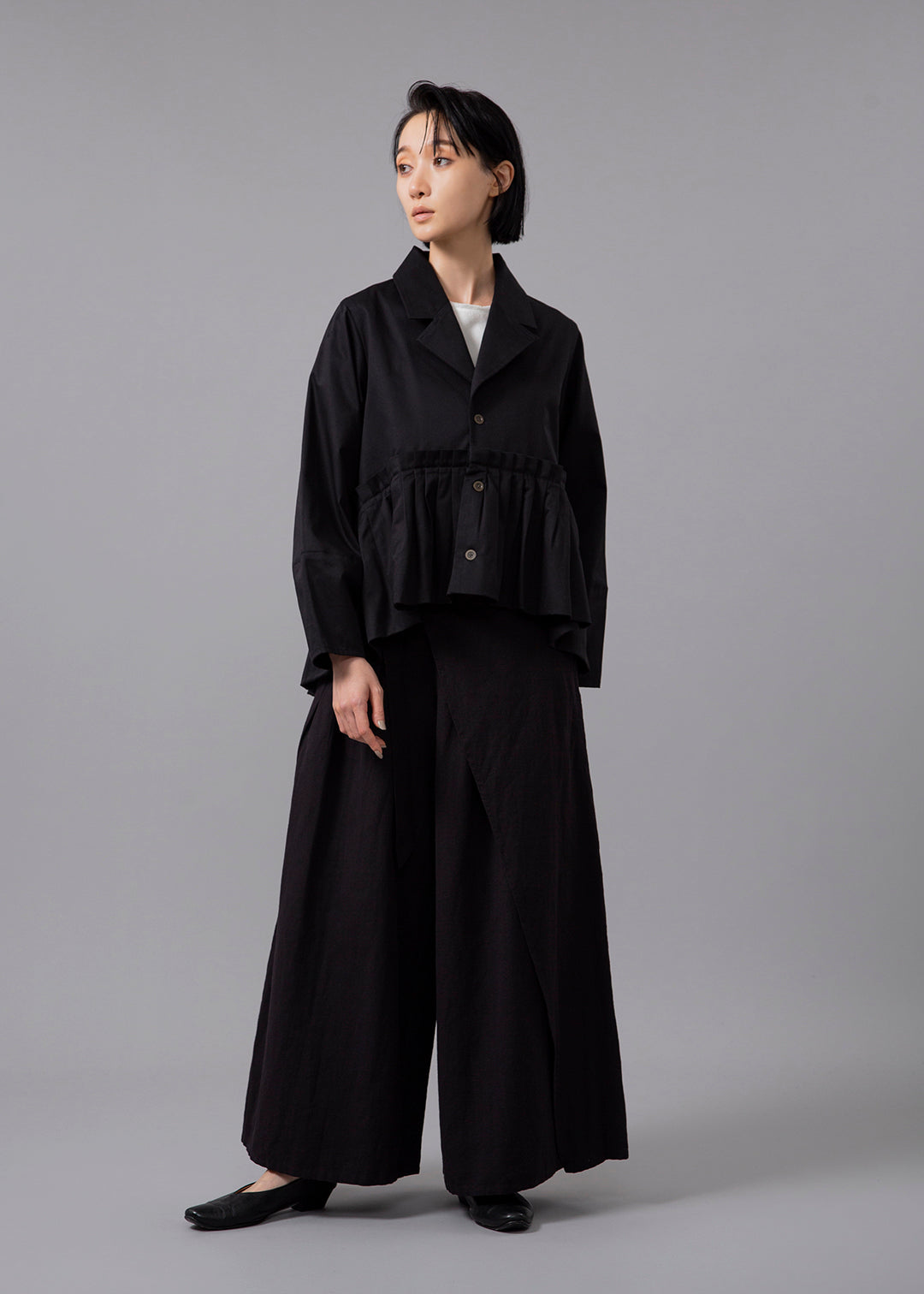 Kaname Pleated Hem JK Cotton Chino