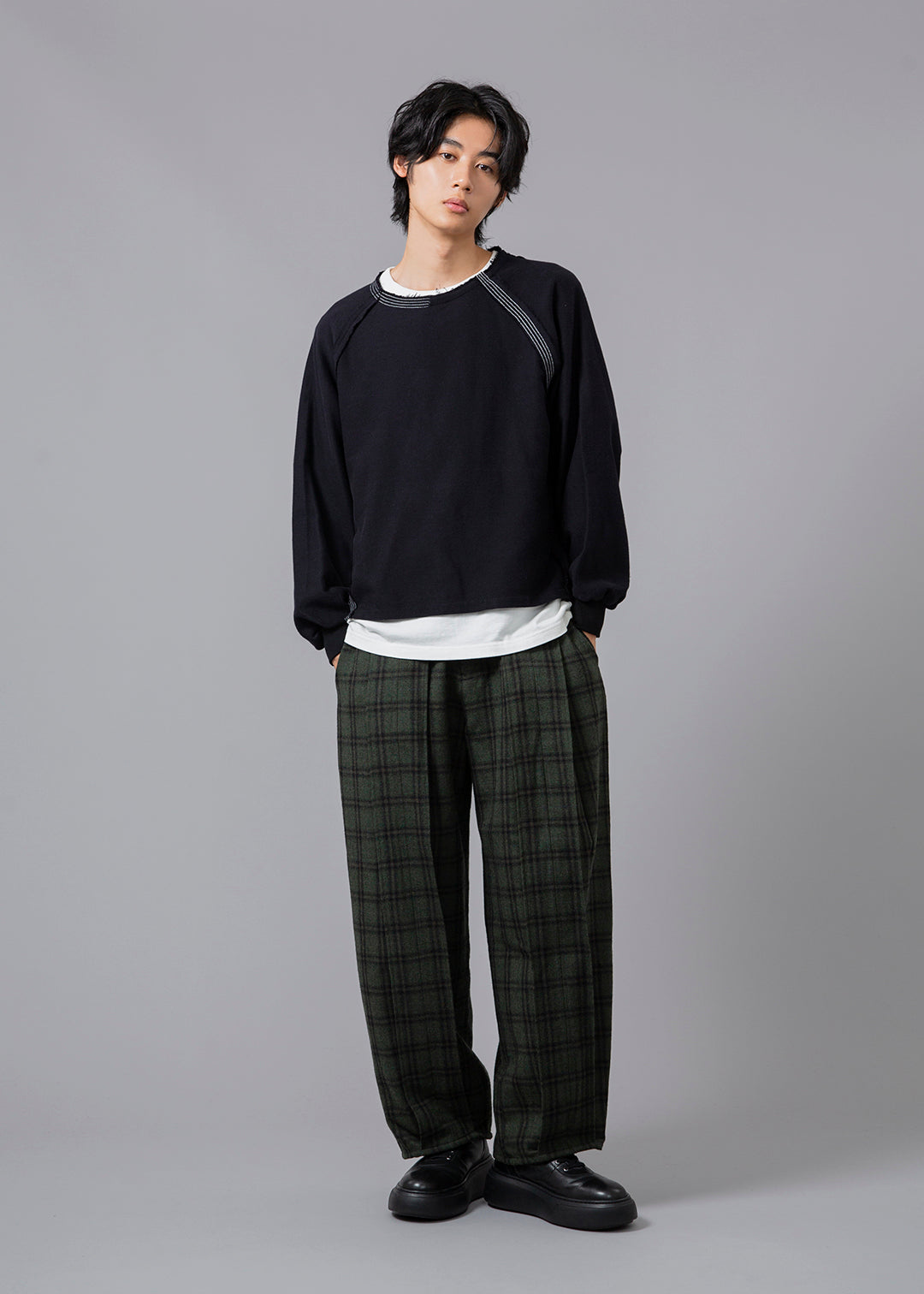 Sculpted Deep Tuck Pants Winterella