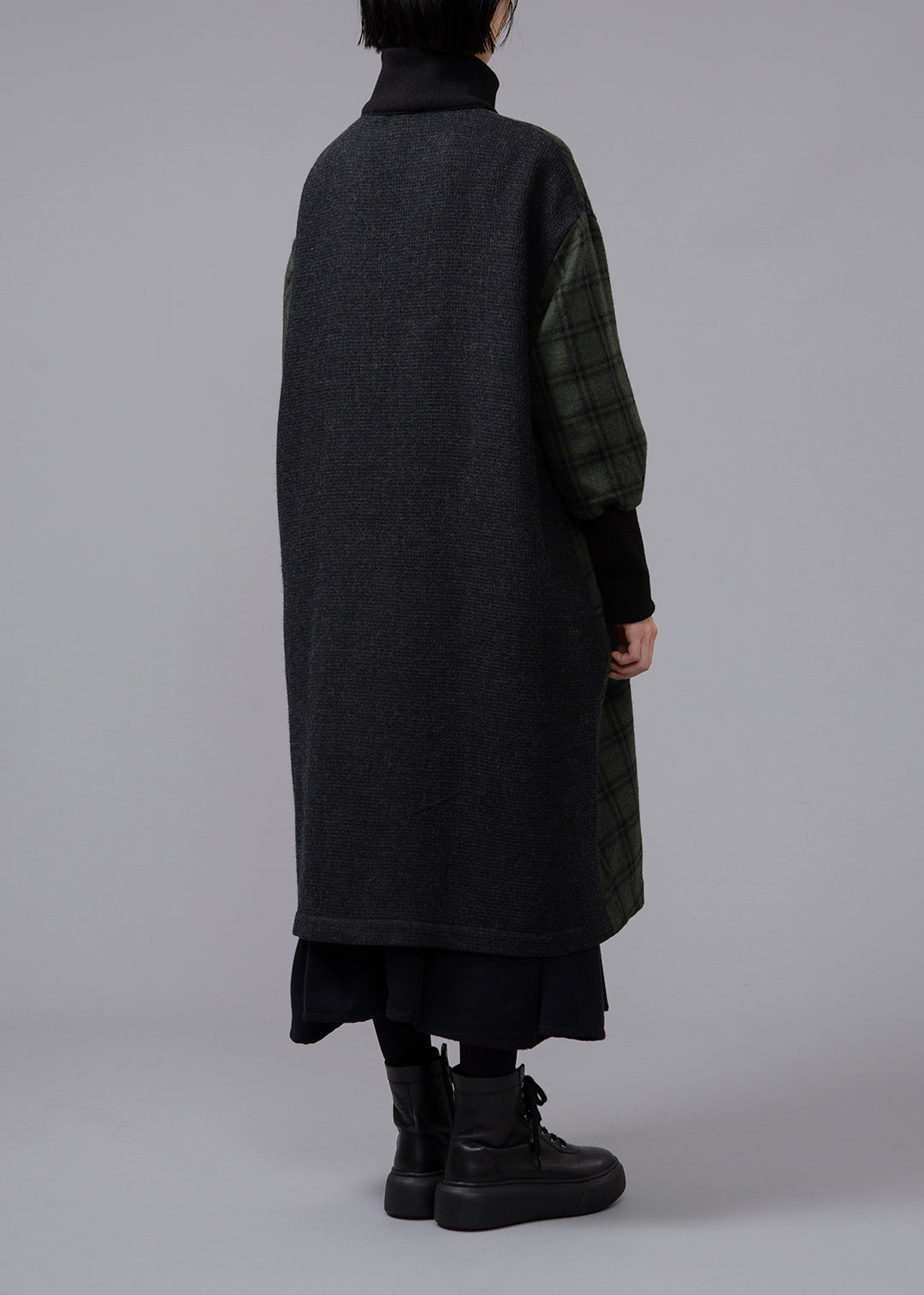 Matou 2-tone Long Coat Winterella