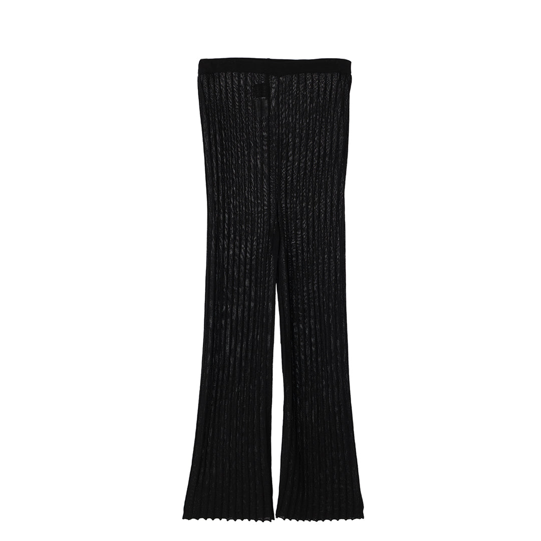 Rib Stripe Leggings 14gg Cotton