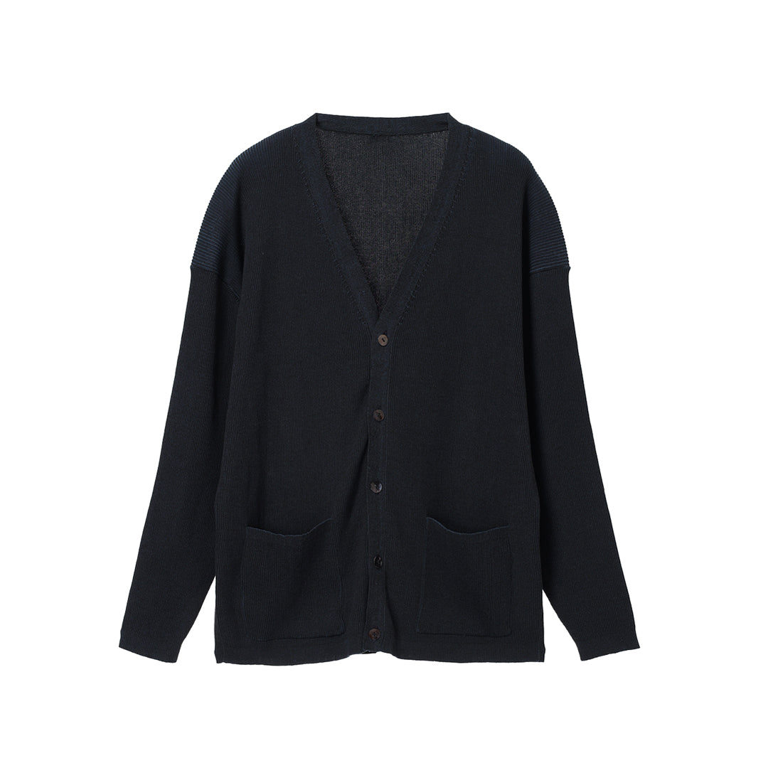 Accordion Cardigan 14gg Cotton