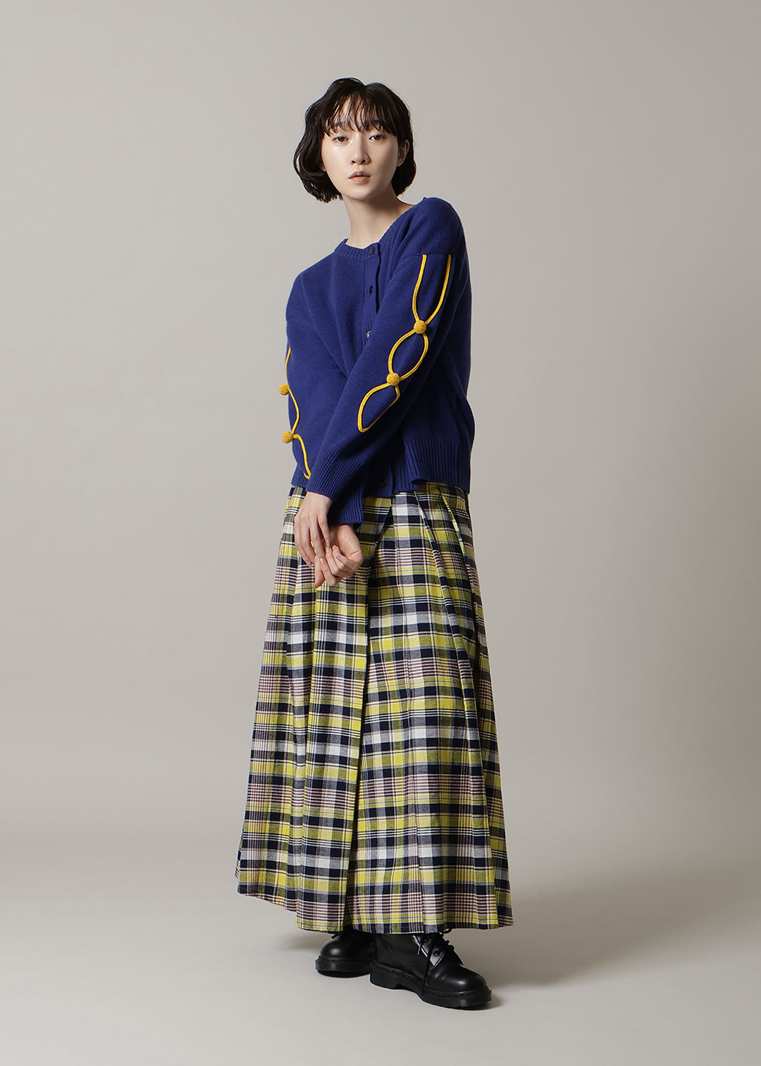 7gg Wool Pom-pom Knit Cardigan