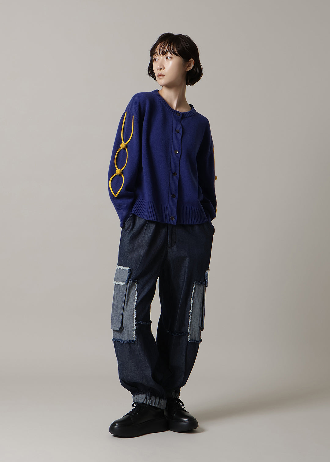 7gg Wool Pom-pom Knit Cardigan