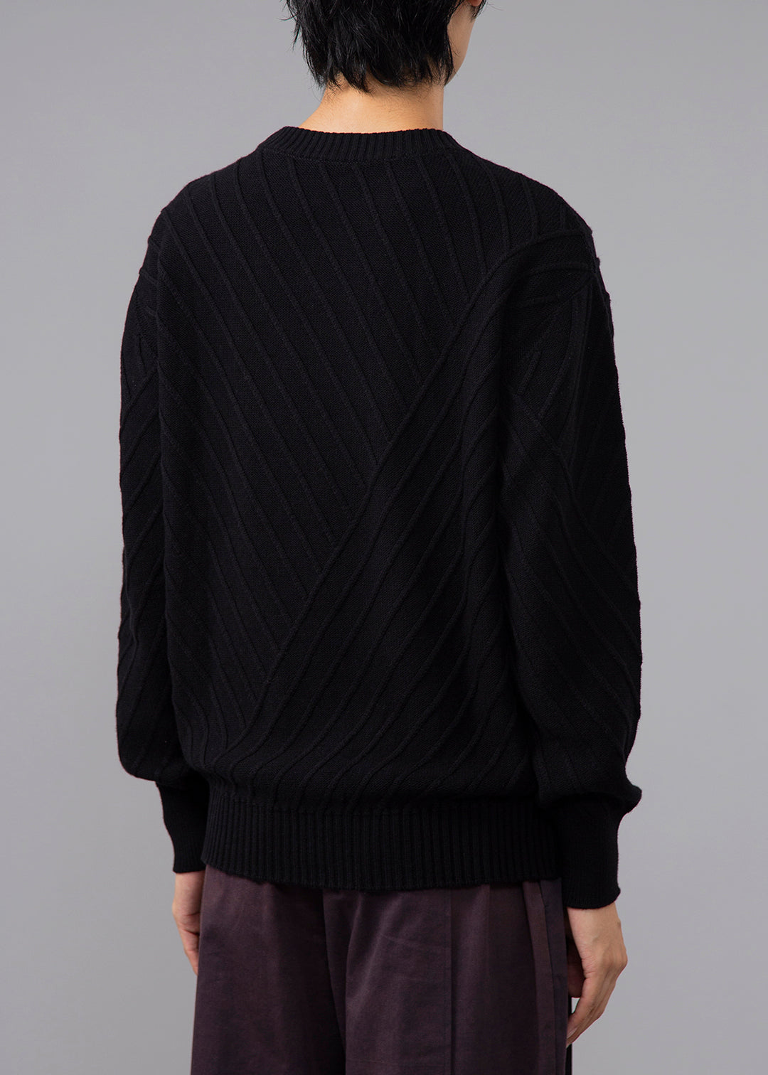 Kaname Cross Rib Sweater WoolCotton