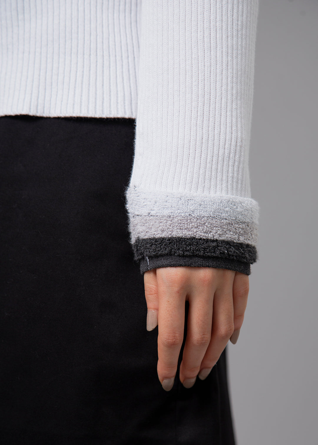 Play Pile Cuff Knit 12gg Cotton