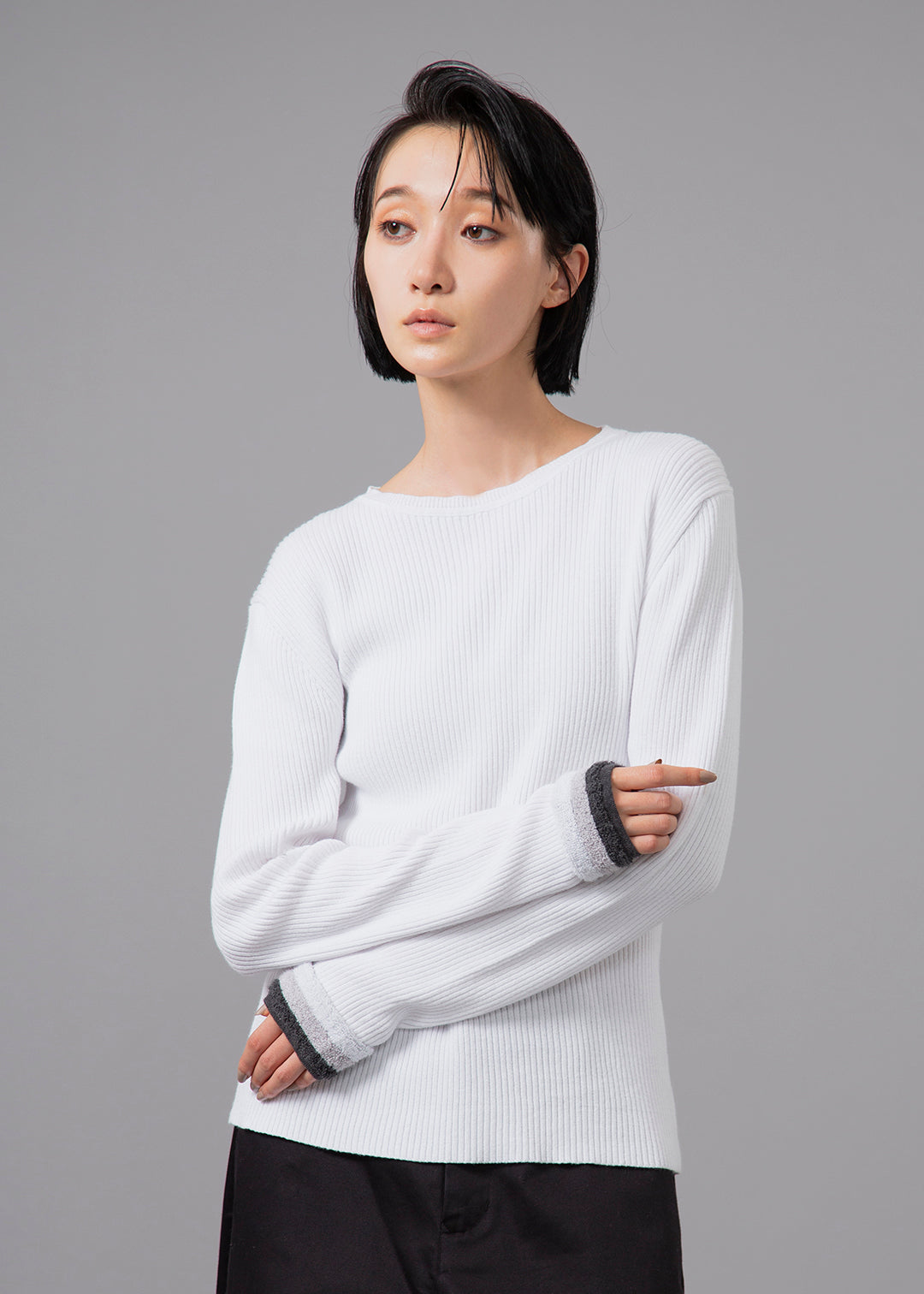 Play Pile Cuff Knit 12gg Cotton
